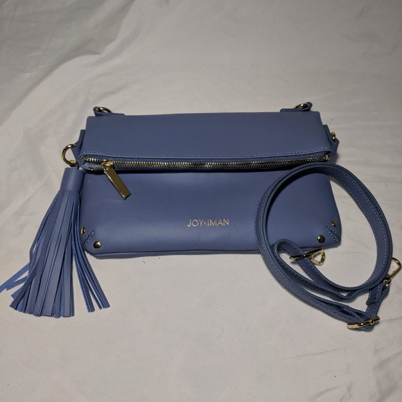 JOY & IMAN Leather Convertible Crossbody bag - Picture 3 of 7